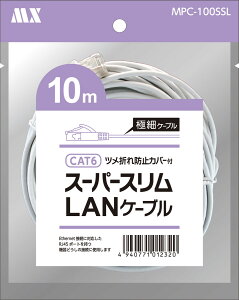 ˺ ľ2.8mm CAT6 ѡLAN֥ 10m ޤɻߥС