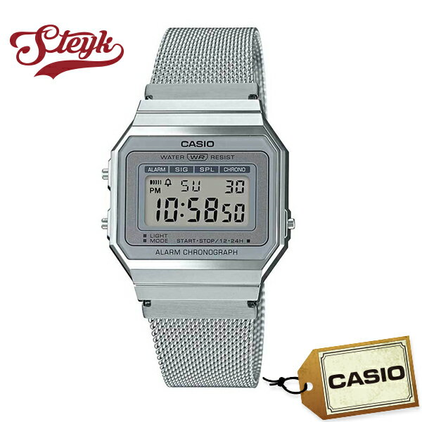 CASIO A-700WM-7A カシオ 腕時計 デジタル ヴィンテージ メンズ グレー シルバー カジュアル