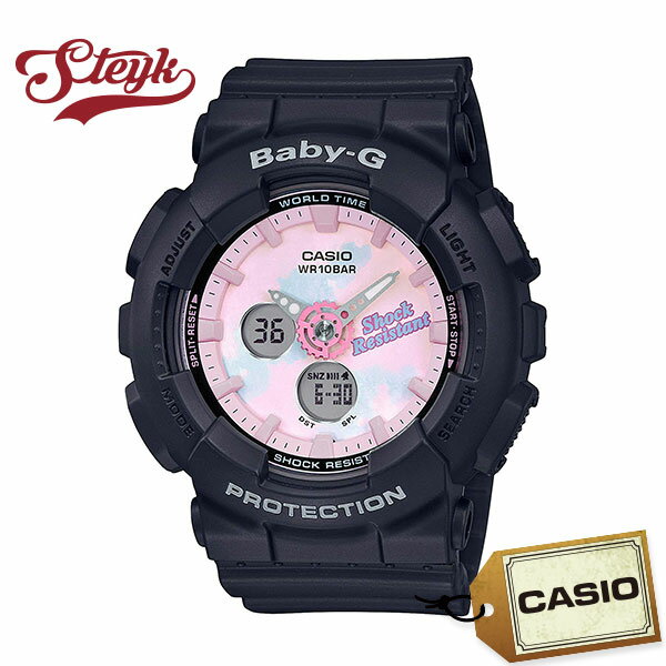 カシオ Baby-G 腕時計（メンズ） CASIO BA-120T-1A カシオ 腕時計 アナデジ BABY-G ベビーG Summer Gradation レディース ホワイト ピンク カジュアル