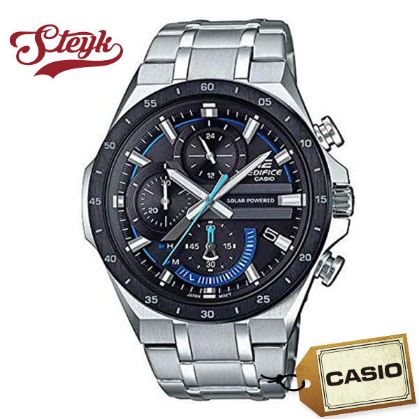 カシオ ビジネス腕時計 メンズ CASIO EQS-920DB-1B カシオ 腕時計 アナログ エディフィス EDIFICE ソーラー メンズ ブラック シルバー カジュアル ビジネス