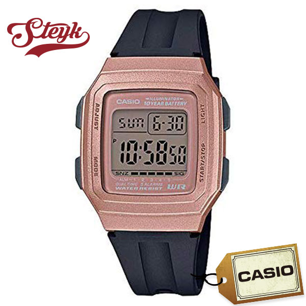 CASIO F-201WAM-5A カシオ 腕時計 デジタル STANDARD　スタンダード メンズ ブラック　ブラウン カジュアル