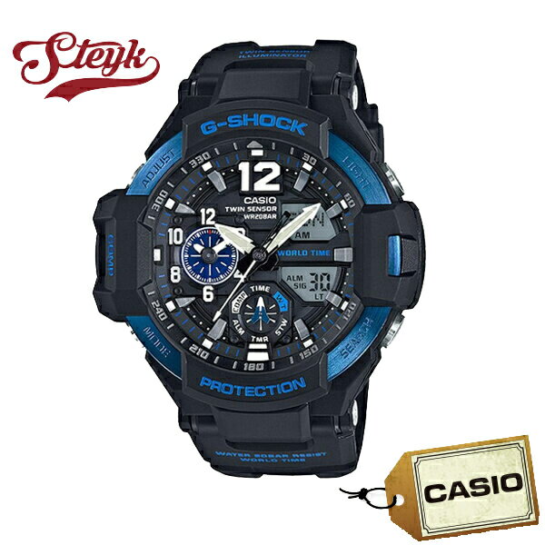 CASIO カシオ 腕時計 G-SHOCK ジーショック GRAVITYMASTER グラビティマスター アナデジ GA-1100-2B メンズ