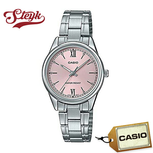 CASIO LTP-V005D-4B2 カシオ 腕時計 アナログ スタンダード レディース シルバー ピンク カジュアル ビジネス