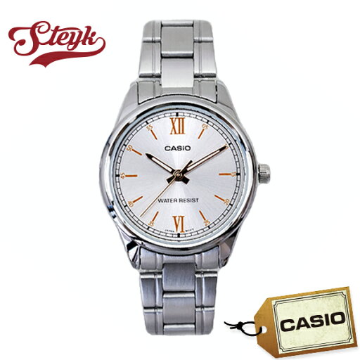 CASIO LTP-V005D-7B2 カシオ 腕時計 アナログ スタンダード レディース シルバー ホワイト カジュアル ビジネス CASIO LTP-V005D-7B2 カシオ 腕時計 アナログ スタンダード レディース シルバー ホワイト カジュアル ビジネス