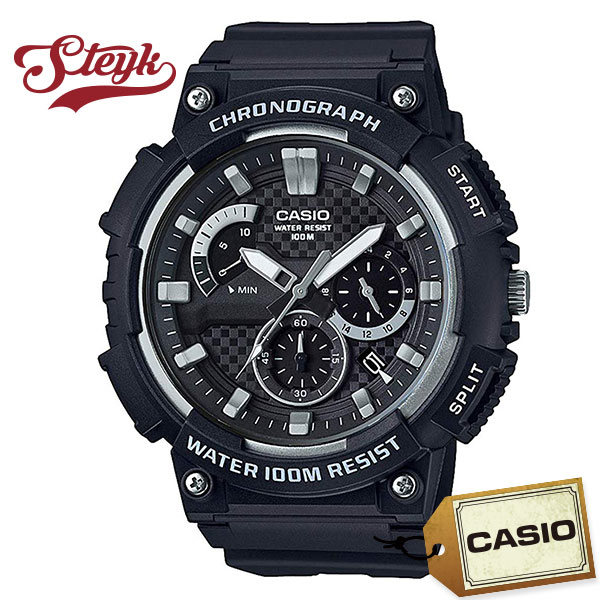 腕時計 メンズ(中学生・高校生) CASIO MCW-200H-1A カシオ 腕時計 アナログ STANDARD　スタンダード メンズ ブラック　シルバー カジュアル