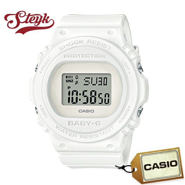 CASIO BGD-570-7 カシオ 腕時計 デジタル BABY-G ベビーG レディース ブラック ホワイト カジュアルのサムネイル