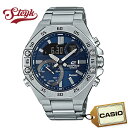 CASIO ECB-10D-2A カシオ 腕時計 アナデジ EDIFICE エディフィス モバイルリンク メンズ シルバー ブルー カジュアル その1