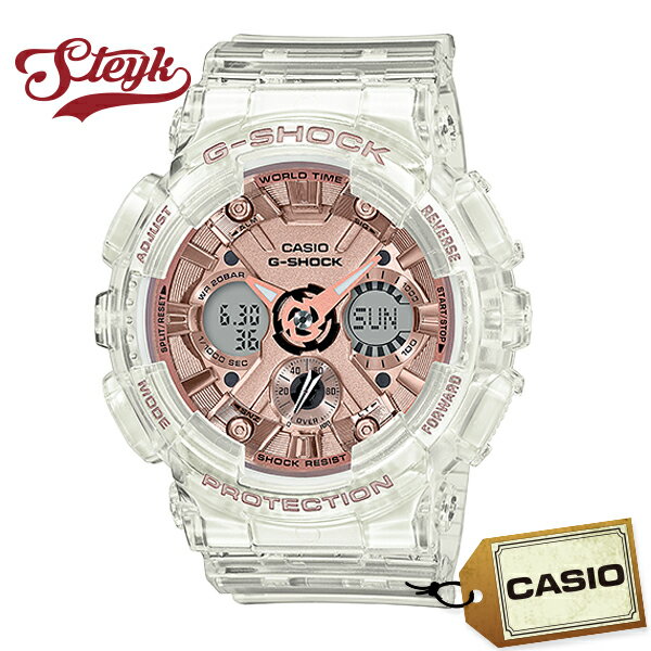 CASIO GMA-S120SR-7A カシオ 腕時計 アナデジ G-SHOCK レディース メンズ ピンク ローズゴールド スケルトン カジュアル