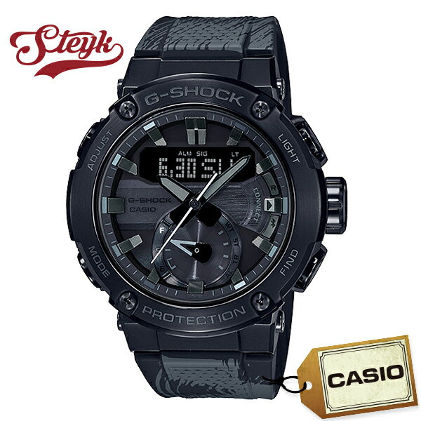 CASIO GST-B200TJ-1A カシオ 腕時計 アナデジ G-SHOCK タフソーラー モバイルリンク機能 メンズ ブラック カジュアル