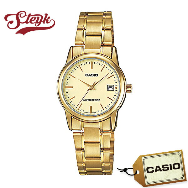 CASIO LTP-V002G-9A カシオ 腕時計 アナログ スタンダード レディース ゴールド カジュアル