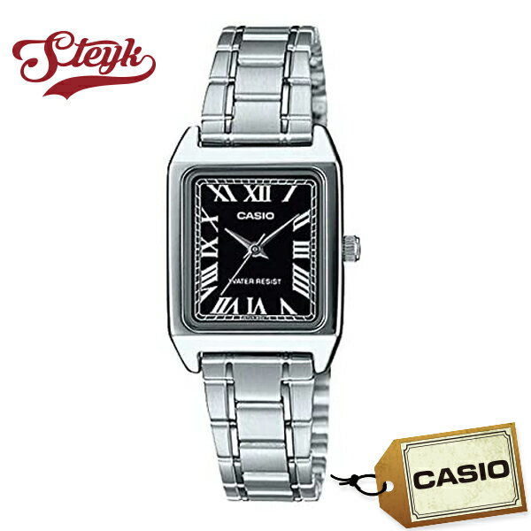 CASIO LTP-V007D-1B カシオ 腕時計 アナログ STANDARD レディース ブラック シルバー カジュアル
