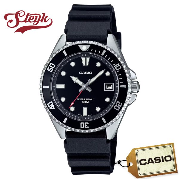 CASIO MDV-10-1A1 カシオ 腕時計 アナログ STANDARD スタンダード メンズ ブラック カジュアル