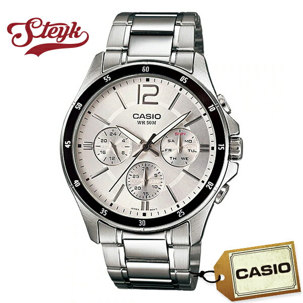 CASIO MTP-1374D-7A カシオ 腕時計 アナログ スタンダード メンズ シルバー カジュアル