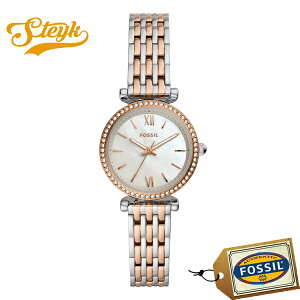 FOSSIL ES4649 フォッシル 腕時計 アナログ CARLIE MINI カーリーミニ レディース ホワイト シルバー ローズゴールド ビジネス カジュアル