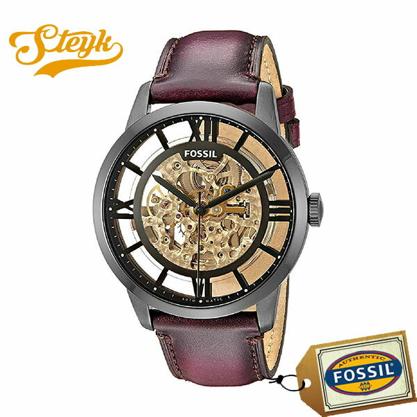 FOSSIL ME3098 フォッシル 腕時計 アナログ Automatic Self Wind メンズ スケルトン　ブラウン カジュアル