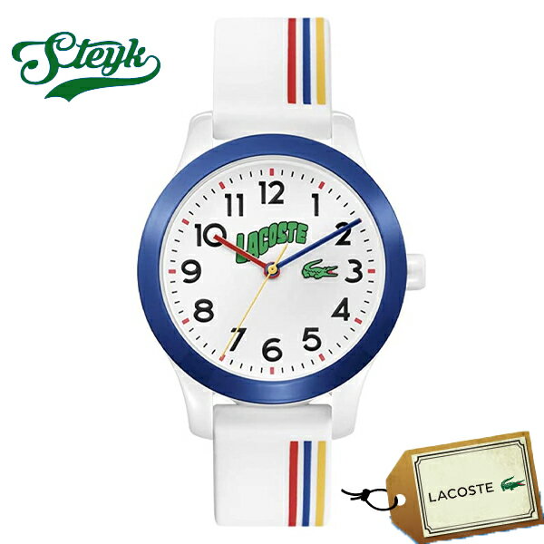 【30日23:59まで！店内ポイント最大36倍】LACOSTE 2030027 ラコステ 腕時計 アナログ LACOSTE.12.12 KIDS キッズ ホワイト ブルー レッド イエロー カジュアル