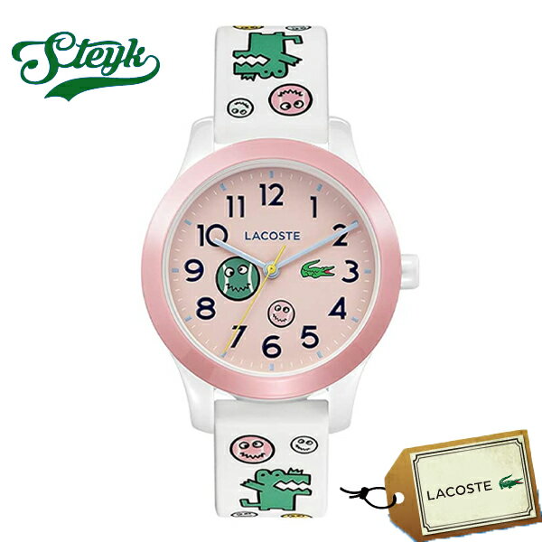 LACOSTE 2030031 ラコステ 腕時計 アナログ キッズ ピンク ホワイト カジュアル