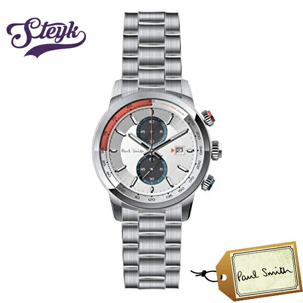 ポールスミス 腕時計 Paul Smith PS0110024 ポールスミス 腕時計 アナログ メンズ シルバー ホワイト カジュアル