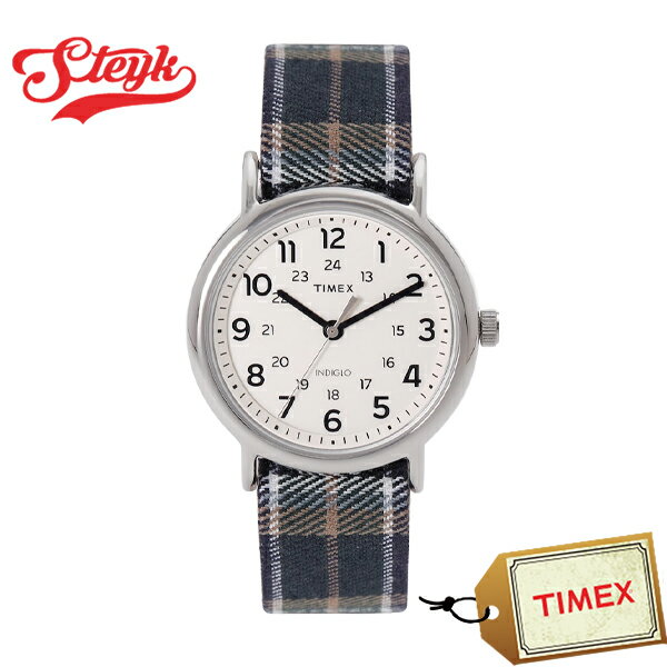 TIMEX TW2R51400 タイメックス 腕時計 アナログ Weekender メンズ レディース マルチカラー ネイビー チェック クリーム カジュアル