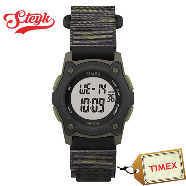TIMEX TW7C77500 タイメックス 腕時計 デジタル kids digital キッズデジタル キッズ ブラック カーキ カジュアル