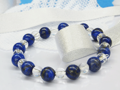 天然石ブレスレット（シンプルシリーズ）ラピスラズリ