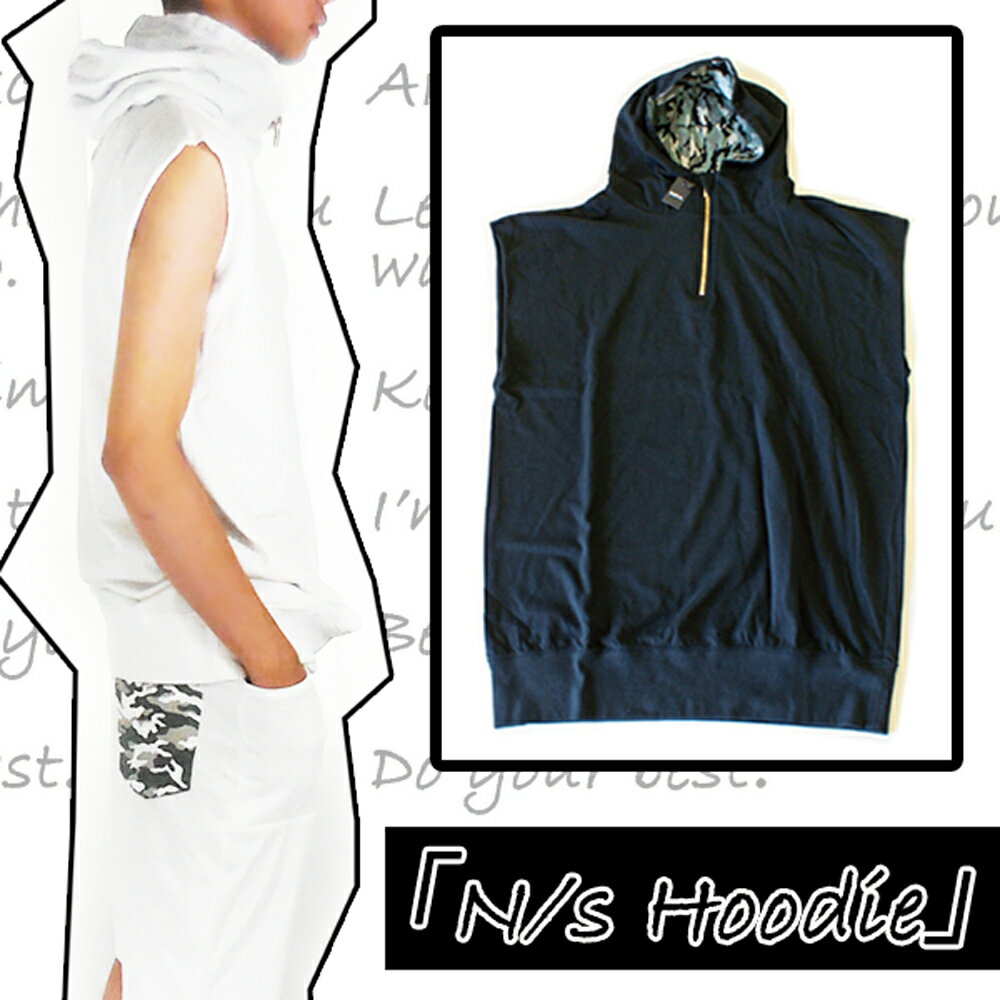 ノースリーブパーカー 「N/S Hoodie」 メンズ アウター M L SURYA スーリヤ ステニック