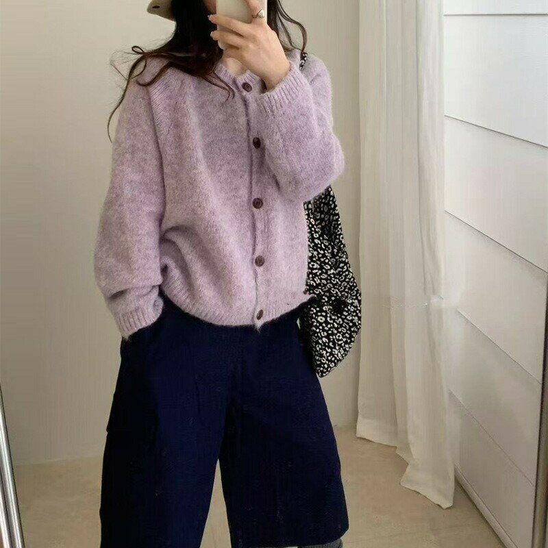 【送料無料 20％OFF】【送料無料 20％OFF】2025秋冬新作 レディース 韓国風 ラグランスリーブ ニットカ..