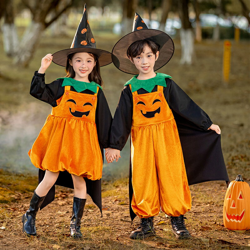 【送料無料 20％OFF】ハロウィン 子供服 男の子 バックパンツ 女の子 カボチャプリンセススカート マン..