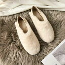 【レビュー特典 10%OFF】モカシン ファー パンプス レディース 秋冬 スリッパ サンダル モカシンシューズ シューズ フラット シューズ ファーモカシン ...