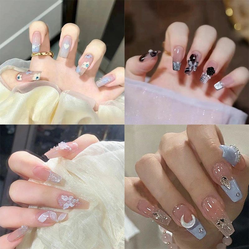 【レビュー特典 20%OFF】ネイルチップ シンプル つけ爪 貼るだけ クリア ネイルシール ネイルジェル ショート キッズ 小さい爪 ベリーショート 結婚式 グミ スタンダード 硬化不要 ネイルラップ ネイルアート セルフネイル