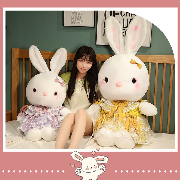 【レビュー特典 20％OFF】ぬいぐるみ ウサギ うさぎ クッション 抱き枕 おもちゃ 手触りふわふわ 可愛い 彼女 御祝い 贈り物 お誕生日 クリスマス ギフト プレゼント 90cm