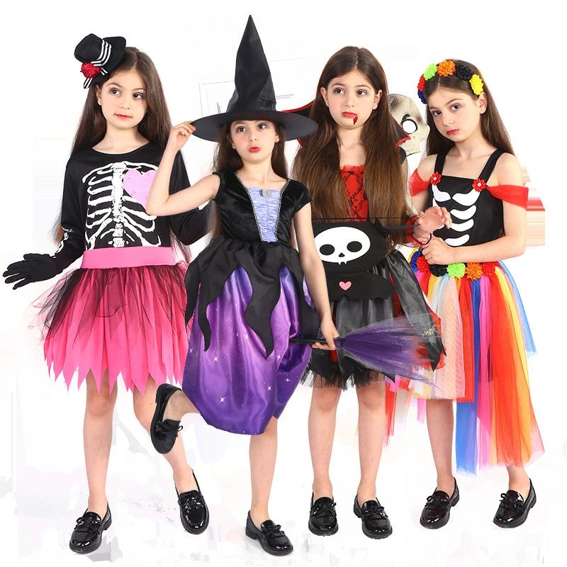 【レビュー特典 20％OFF】ハロウィン 仮装 子供 女の子 コスプレ コスチューム 仮装 ワンピース　巫女..