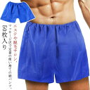 ペーパートランクス 50枚入 メンズ レディース 紙ショーツ 紙パンツ 不織布 ペーパーショーツ ペーパーパンツ 使い捨て トランクス 下着 男女兼用 エステサ...