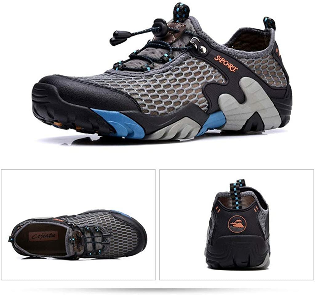 【レビュー特典 20％OFF】メンズ ウォーターシューズ アウトドアシューズ 水陸両用 滑を止め 軽量 スニーカー ビーチ スポーツサンダル ハイキングシューズ クッション 通気 大きいサイズ 24.5cm-28.0cm