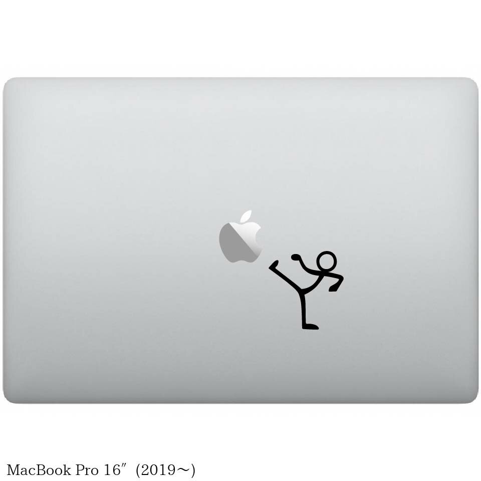 【全機種対応】MacBookステッカースキンシールキックquot;kickquot;MacBookAirPro12131516M1