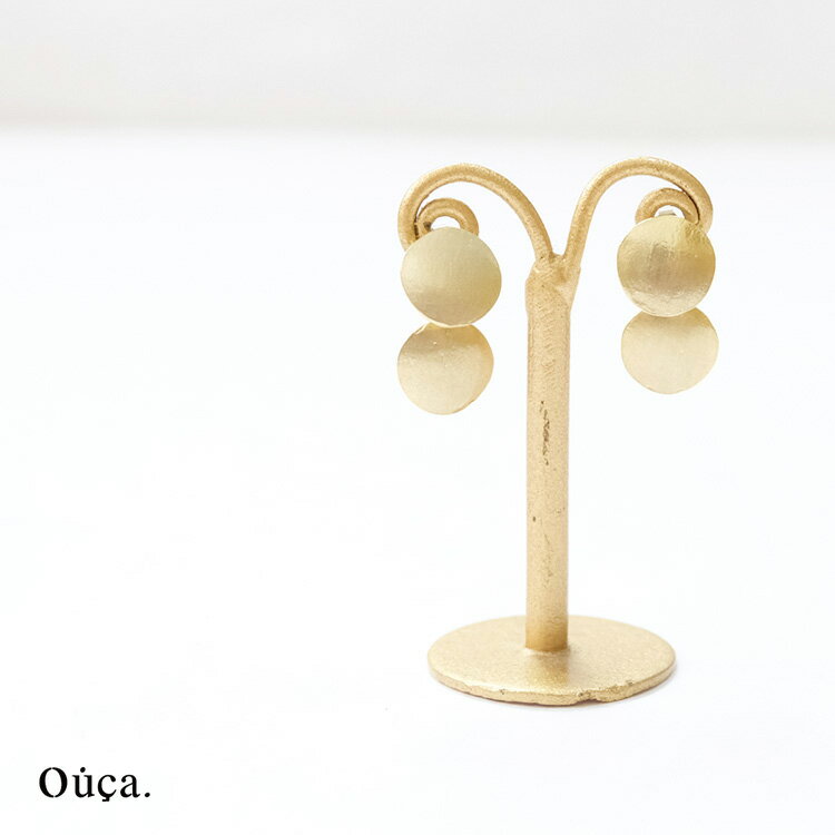Rakuten - 【LINE登録で500円オフクーポン】 Ouca ウーサ Circle 丸プレート×2 ピアス PC061 ギフト プレゼント ランキング