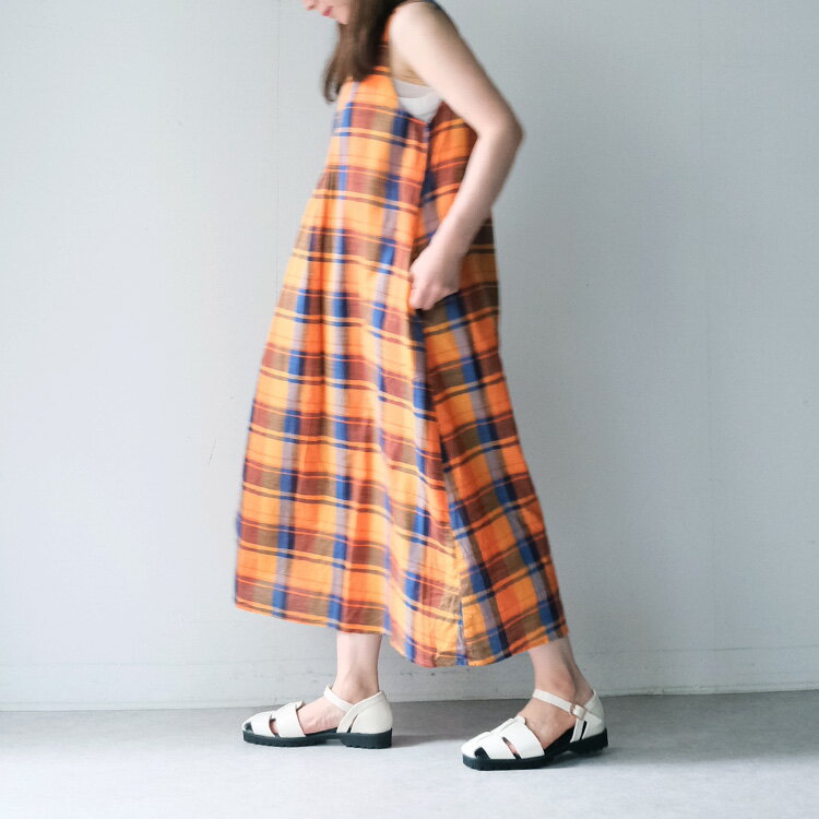 【30%OFF SALE/セール】 TANG タングマドラスチェックローン ノースリワンピース 2315512 ギフト プレゼント ランキング