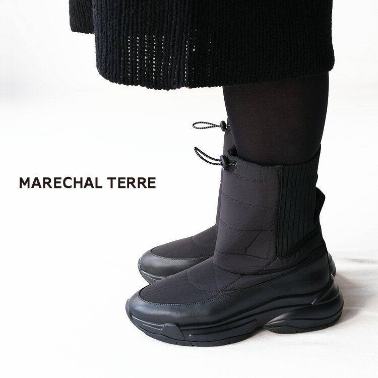 【0824-20】 【30%OFF SALE / セール】MARECHAL TERRE / マルシャルテルスノーブーツ ZMT216SH614SNOW BOOTS シューズ 靴 くつ 防寒 撥水 厚底 ボリュームソール30代 40代 大人 女性 レディース ファッション【在庫限り】