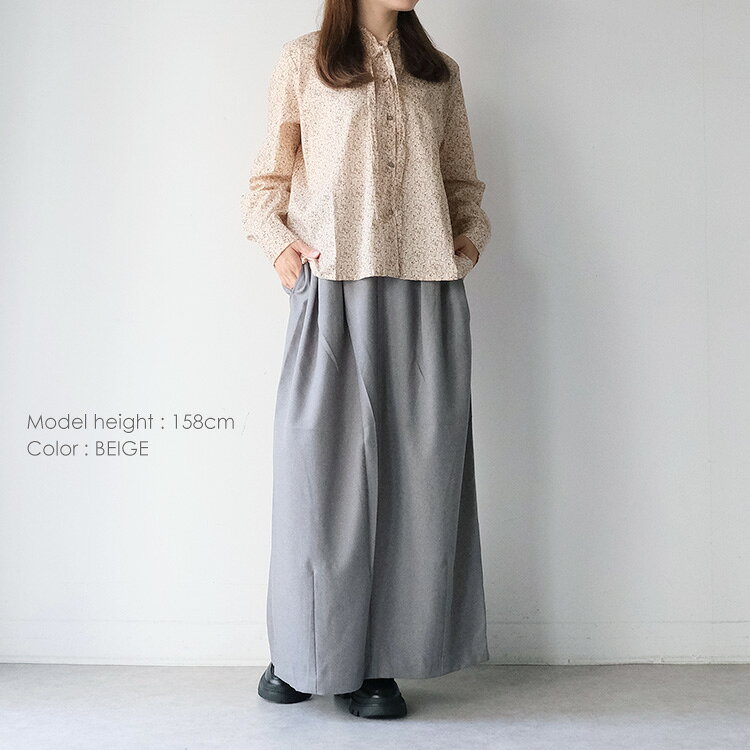 【30%OFF SALE/セール】 ミディウミ ブラウス 長袖 春 夏 秋 冬 MidiUmi ミディウミ リバティ ボウタイ シャツ 3-739986 花柄 ブラウス リボン シャツ オフィスカジュアル きれいめ 通勤 コットン 綿 ギフト プレゼント ランキング stillfr-10015591 Chouquetteシュケットレディース服 サンプル画像2
