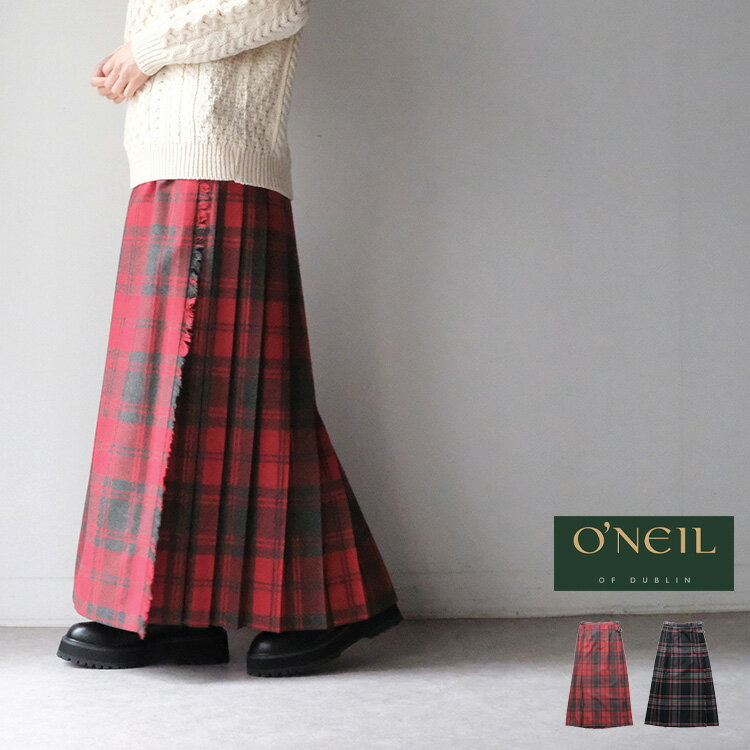 ほぼ未使用⭐︎お値下げ⭐︎オニールオブダブリン　ペイズリーリネンコットン巻きスカート O'NEIL of DUBLIN（オニールオブダブリン） リネンスカート マキシ丈