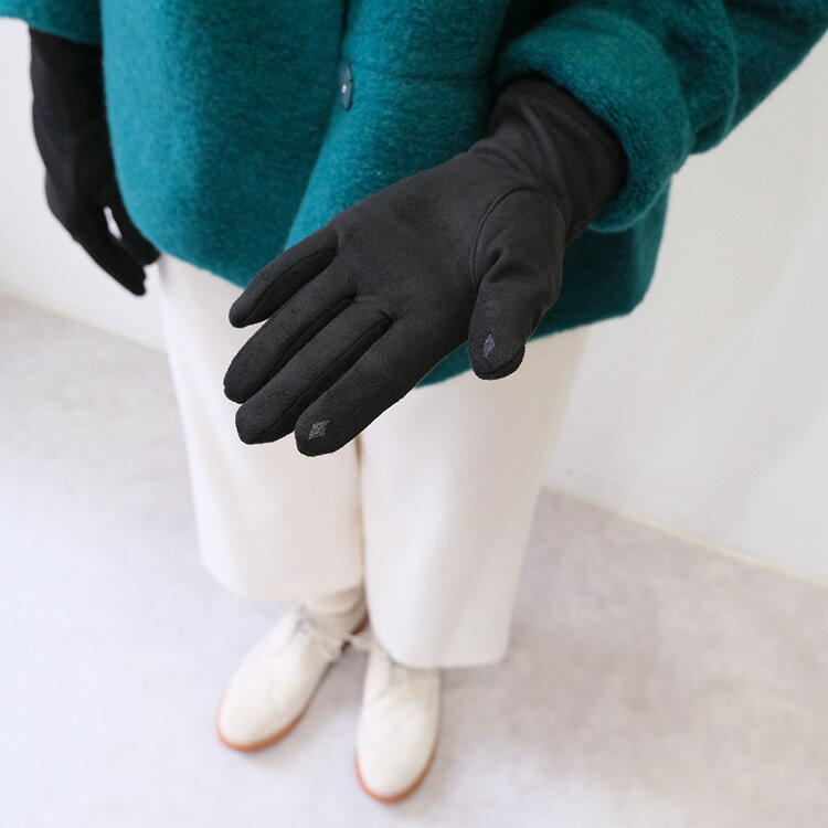 【30%OFF SALE/セール】 【LINE登録で500円オフクーポン】 atelier brugge / アトリエブルージュ【23AW 秋冬】 ストレッチスエード グローブ ABR23-010 30代 40代 大人 レディース ファッション カジュアル ギフト プレゼント ランキング