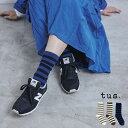 【LINE登録で500円オフクーポン】 tus+ タスプラス BORDER SOCKS T006 ボーダー ソックス 靴下 ギフト プレゼント ランキング(4)