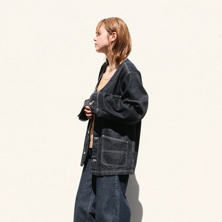 VENT BLANC+ / ヴァンブラン プリュス【定番アイテム】10.5oz DENIM COVERALLS amv...
