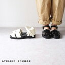 【LINE登録で500円オフクーポン】 atelier brugge アトリエブルージュ グルカ サンダル 25ISM-10 【2025SS 春夏】 ギフト プ...