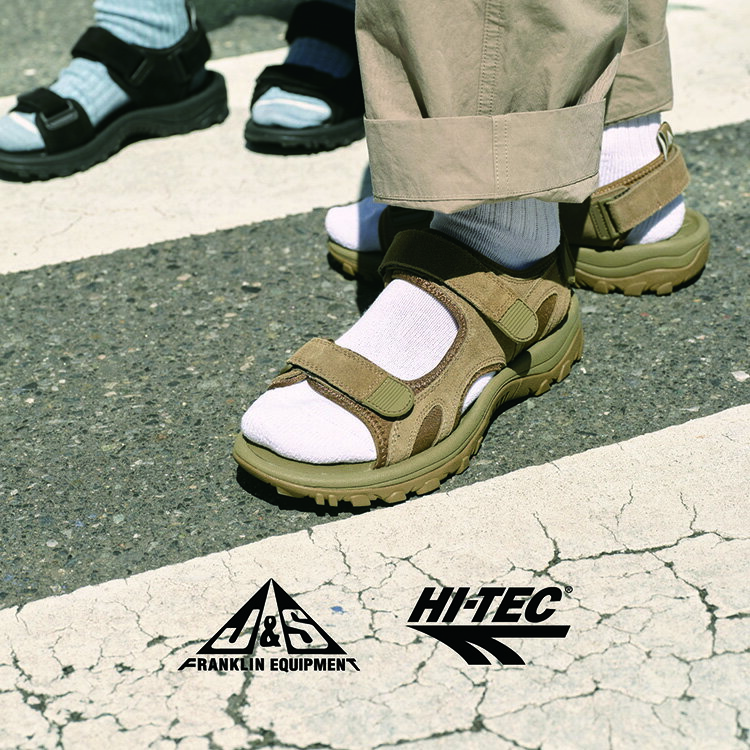 J&S Franklin Equipment × HITEC J&S フランクリン × ハイテックBritish Military Warm Weather Sandal by Hi-TEC ミリタリーサンダル JSF24SS01   ギフト 母の日 プレゼント ランキング