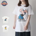 【30%OFF SALE/セール】 【LINE登録で500円オフクーポン】 GOODWEAR グッドウェア ポパイ プリント Tシャツ GDW-LCS-2433...
