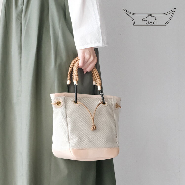 【LINE登録で500円オフクーポン】 HAIDA ハイダCOTTON CANVAS × LEATHER (TANKER) バッグ Sサイズ コットンキャンバス × レザーバッグ TANKER【2026SS 春夏】 母の日ギフト2026 プレゼント ランキング