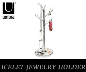 【UMBRA／アンブラ】 ICELET JEWELRY HOLDER（アイスレット　ジュエリーホルダー）/アクセサリースタンド/ディスプレイスタンド