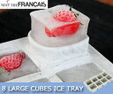 8 LARGE CUBES(ラージキューブ)/製氷皿/シリコン製