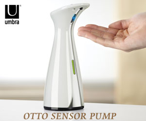 【UMBRA／アンブラ】 OTTO SENSOR PUMP（オット センサーポンプ）/キッチンポンプ/洗剤入れ